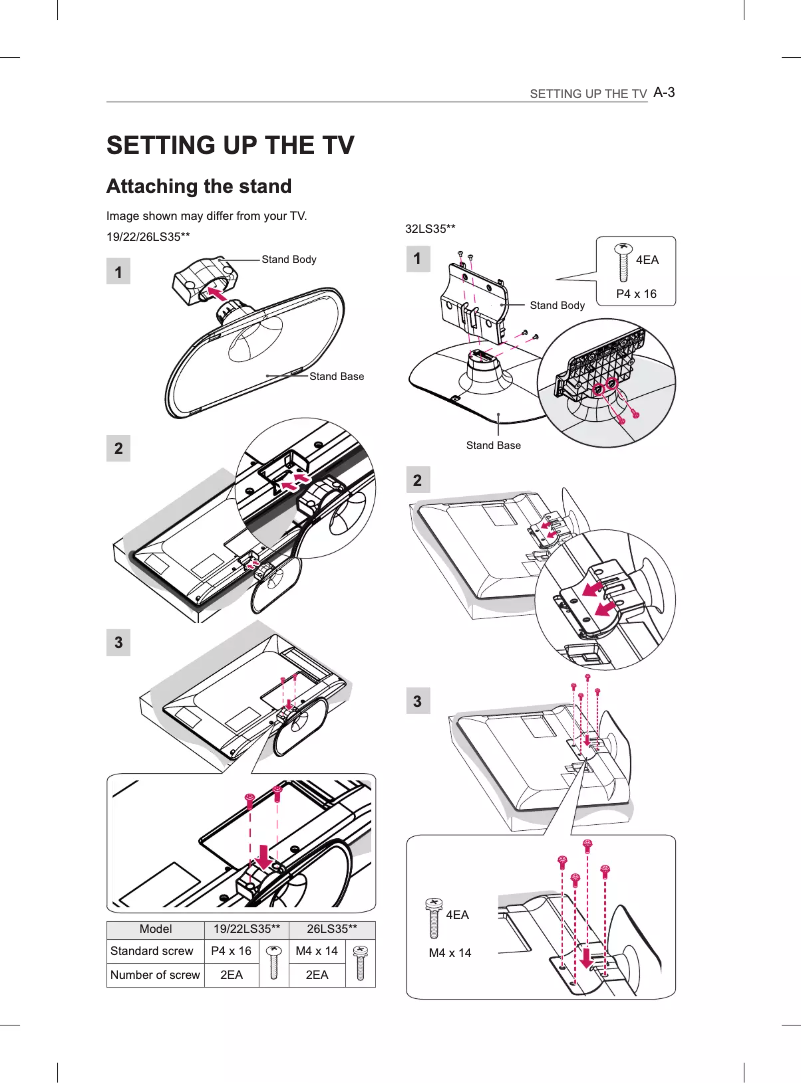 First page image of the manual for 32LS345T