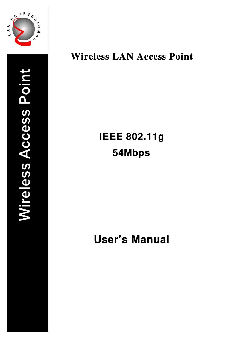 Page 1 of the manual User Manual Edimax EW-7207APg