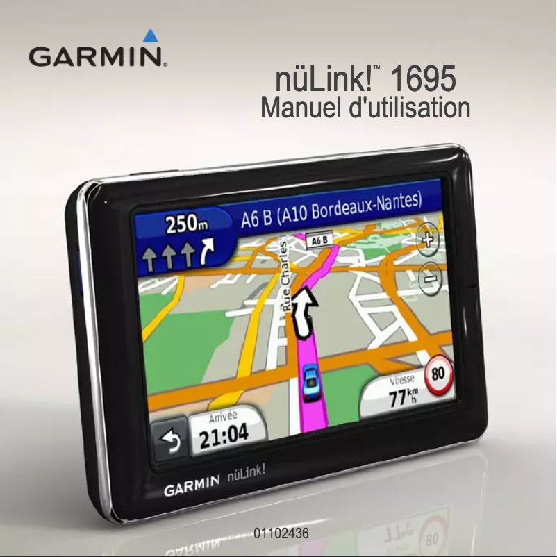 Page 1 of the manual User Manual Garmin NüLink! 1695 LIVE