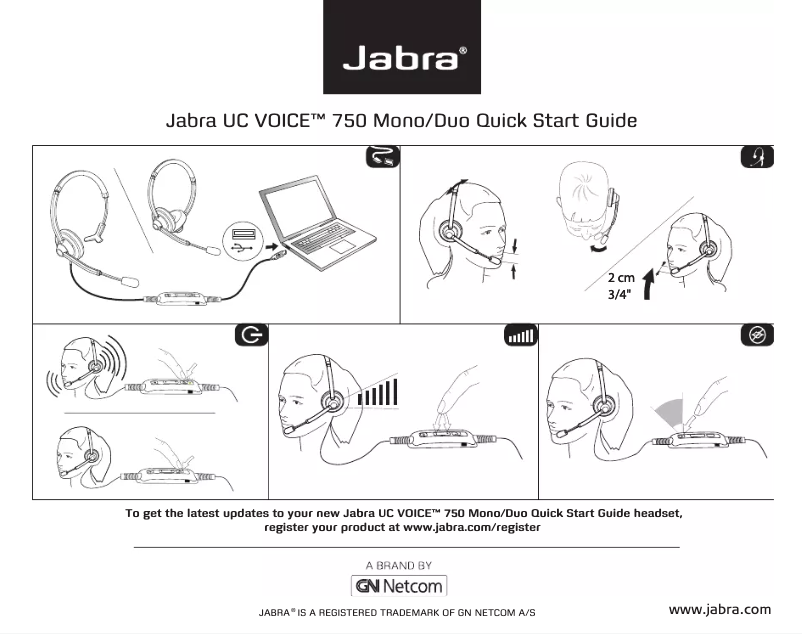 First page image of the manual for UC Voice 750 Duo