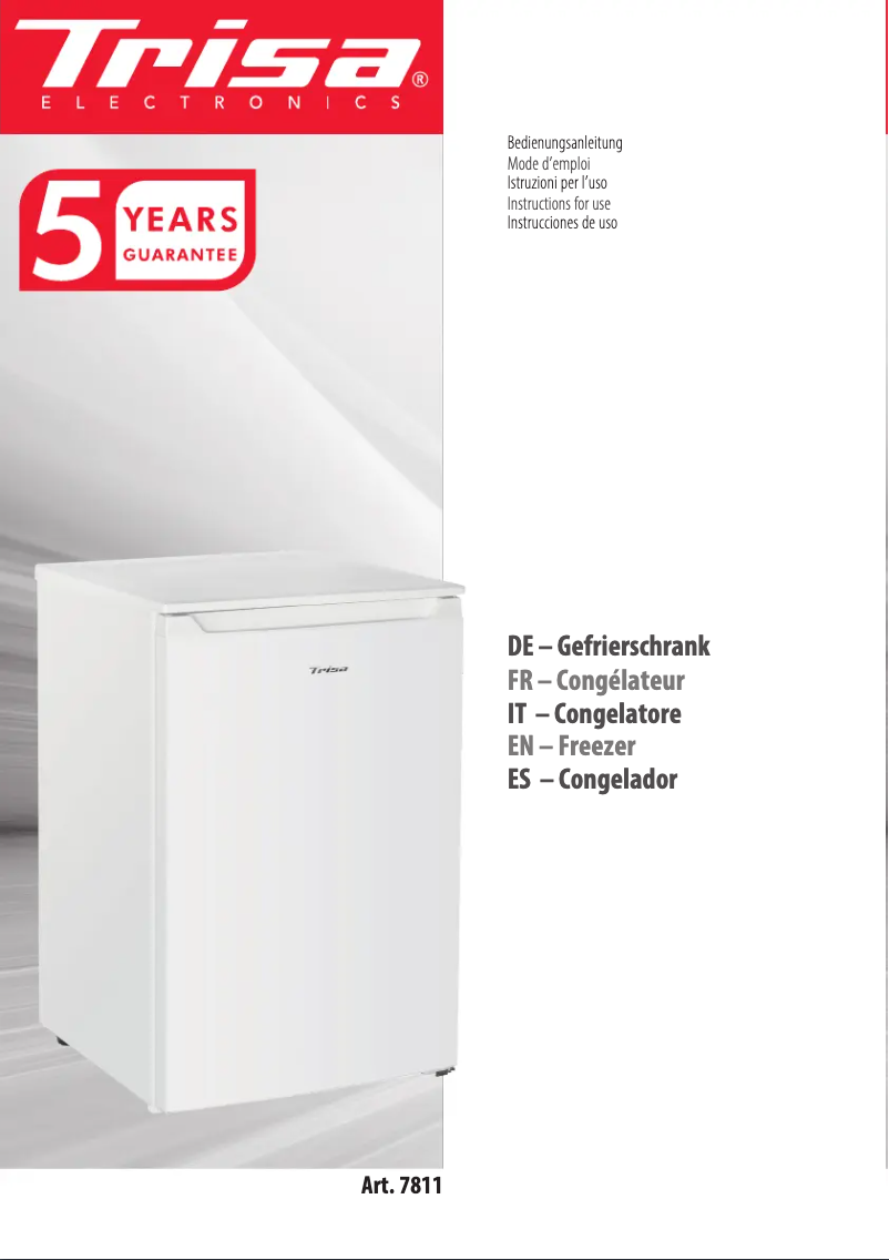 First page image of the manual for 7811.