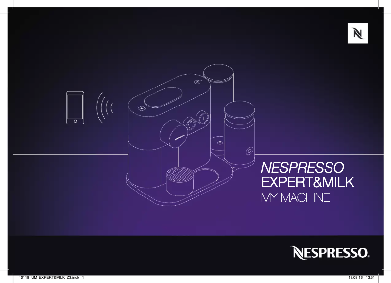 First page image of the manual for Exprert & Milk