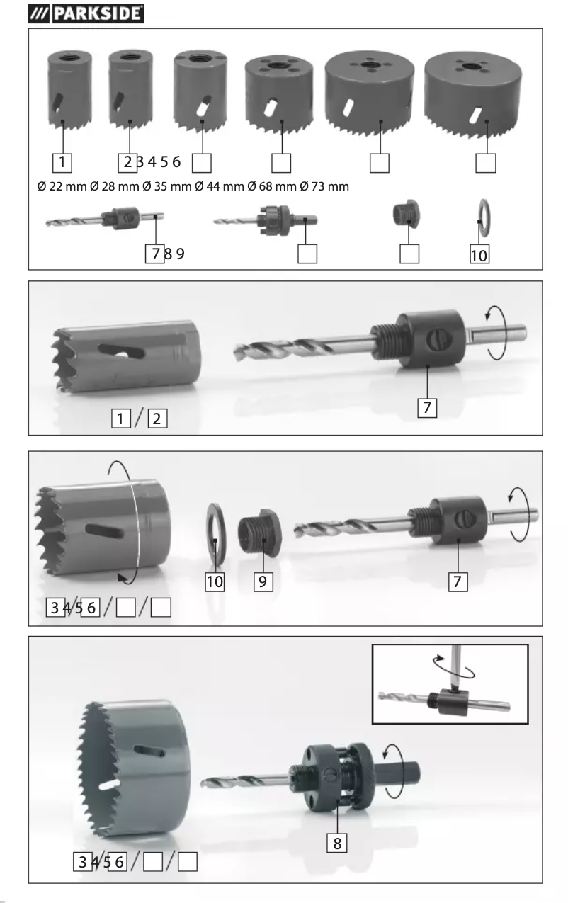 Page 1 of the manual User Manual Parkside Z28396