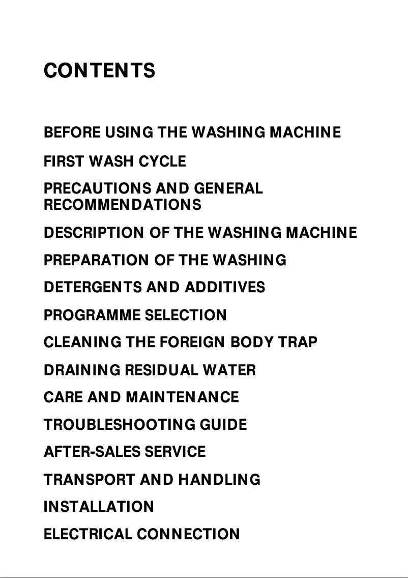 First page image of the manual for S800TL1