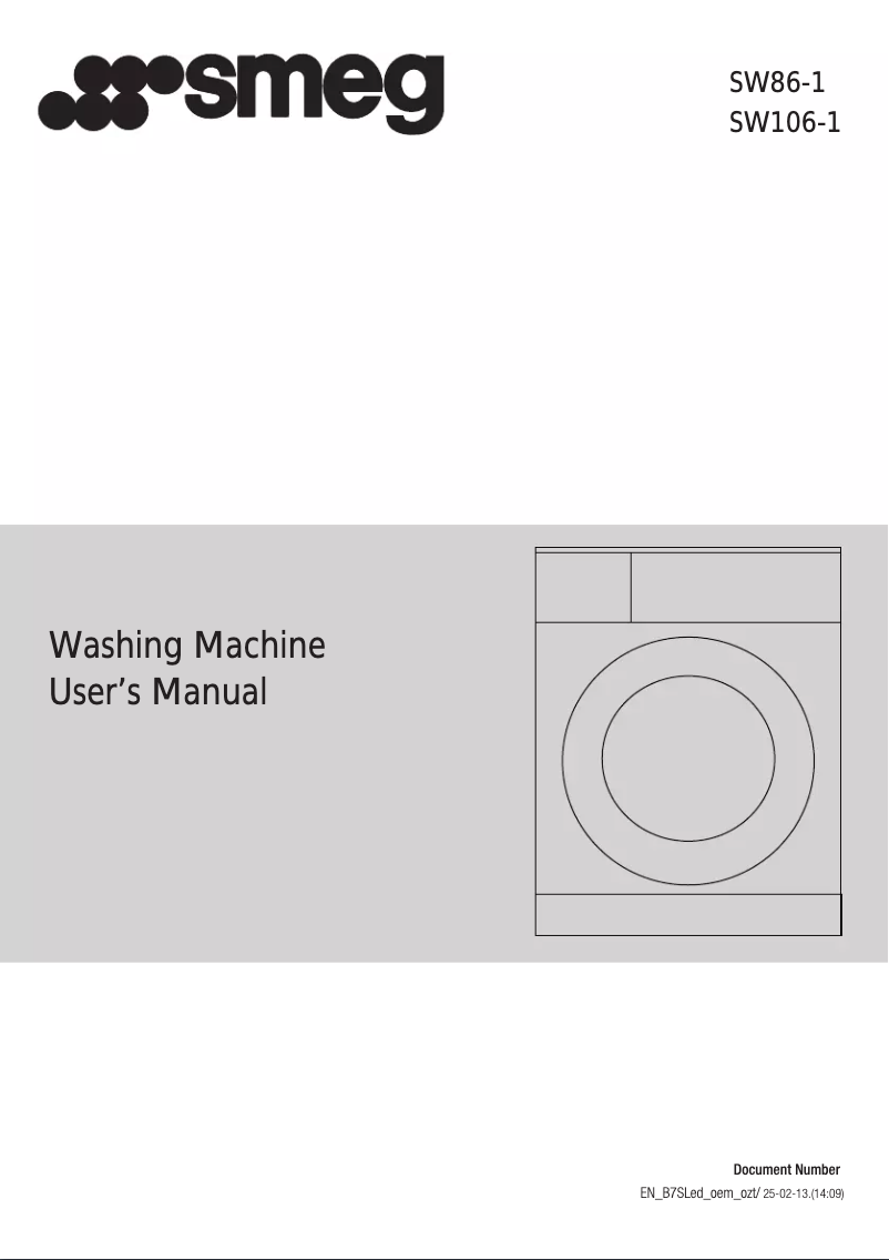 First page image of the manual for SW86-1