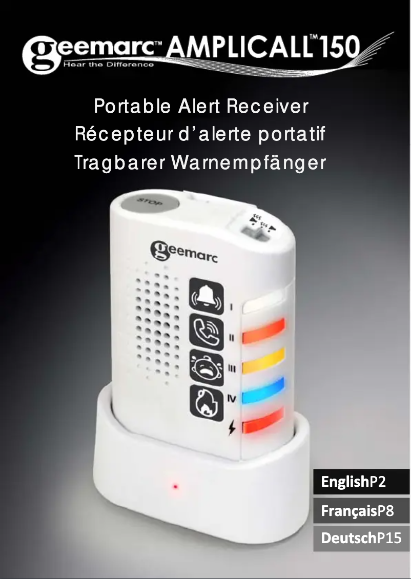 First page image of the manual for AMPLICALL 150