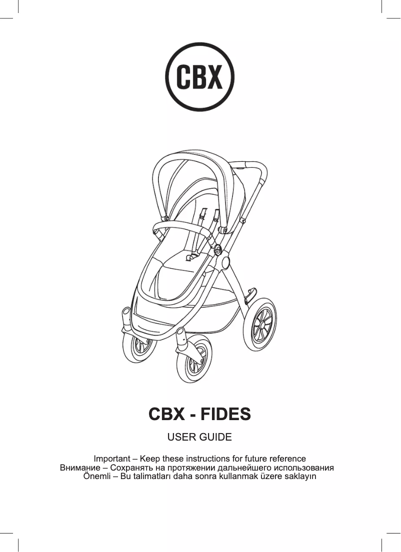 Page 1 of the manual User Manual Cybex Fides