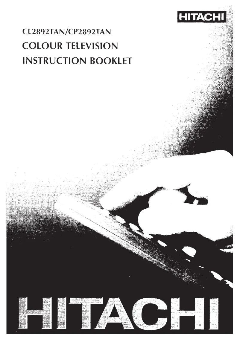 First page image of the manual for CL2892TAN