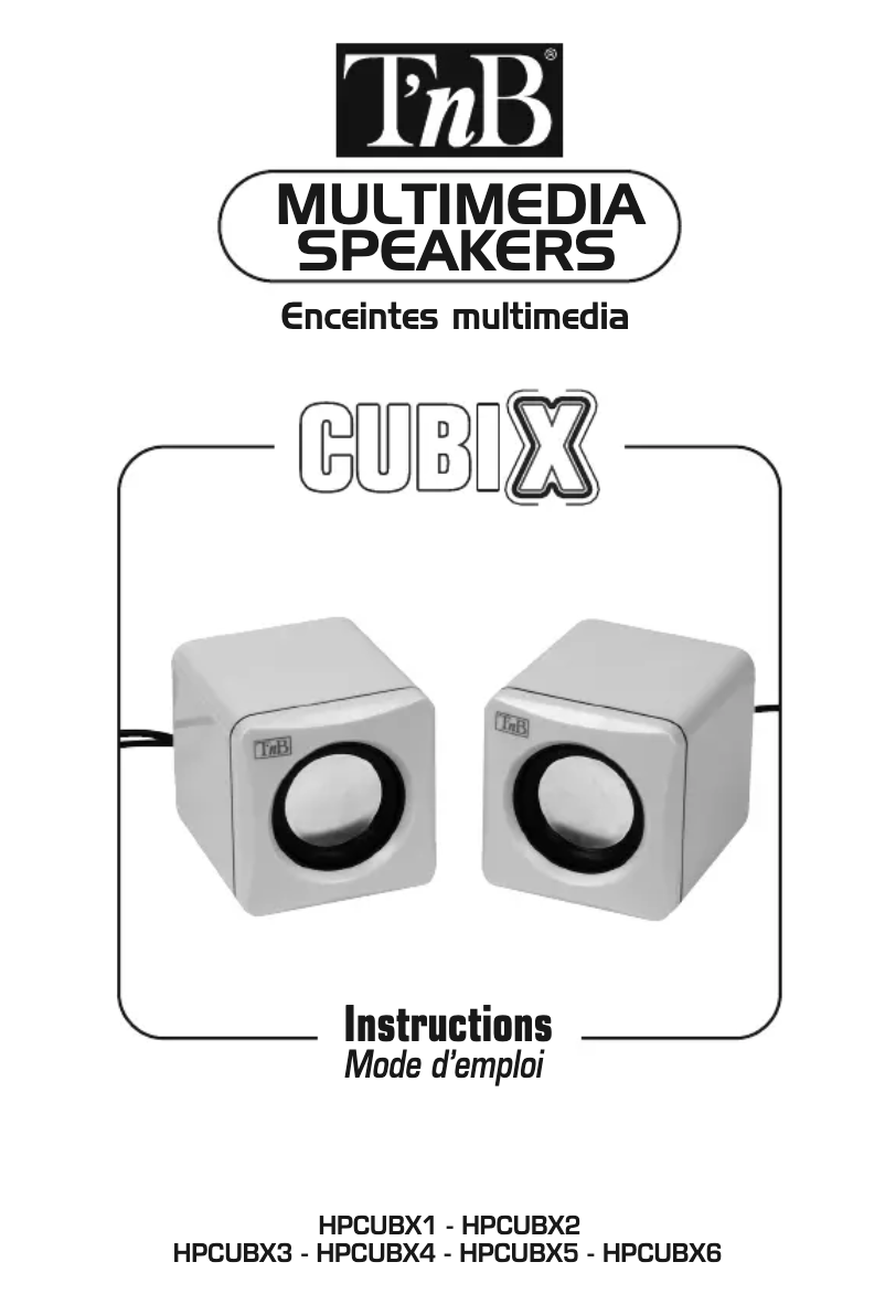 First page image of the manual for HPCUBX2