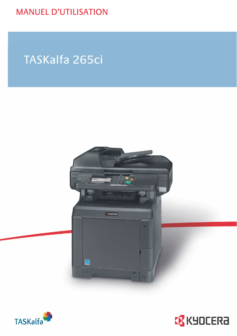 First page image of the manual for TASKalfa 265ci