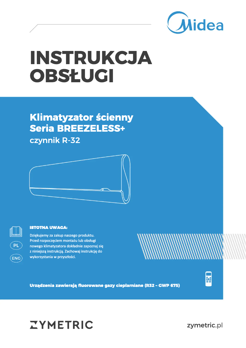 Page 1 of the manual User Manual Midea MSFAAU-09HRFN8