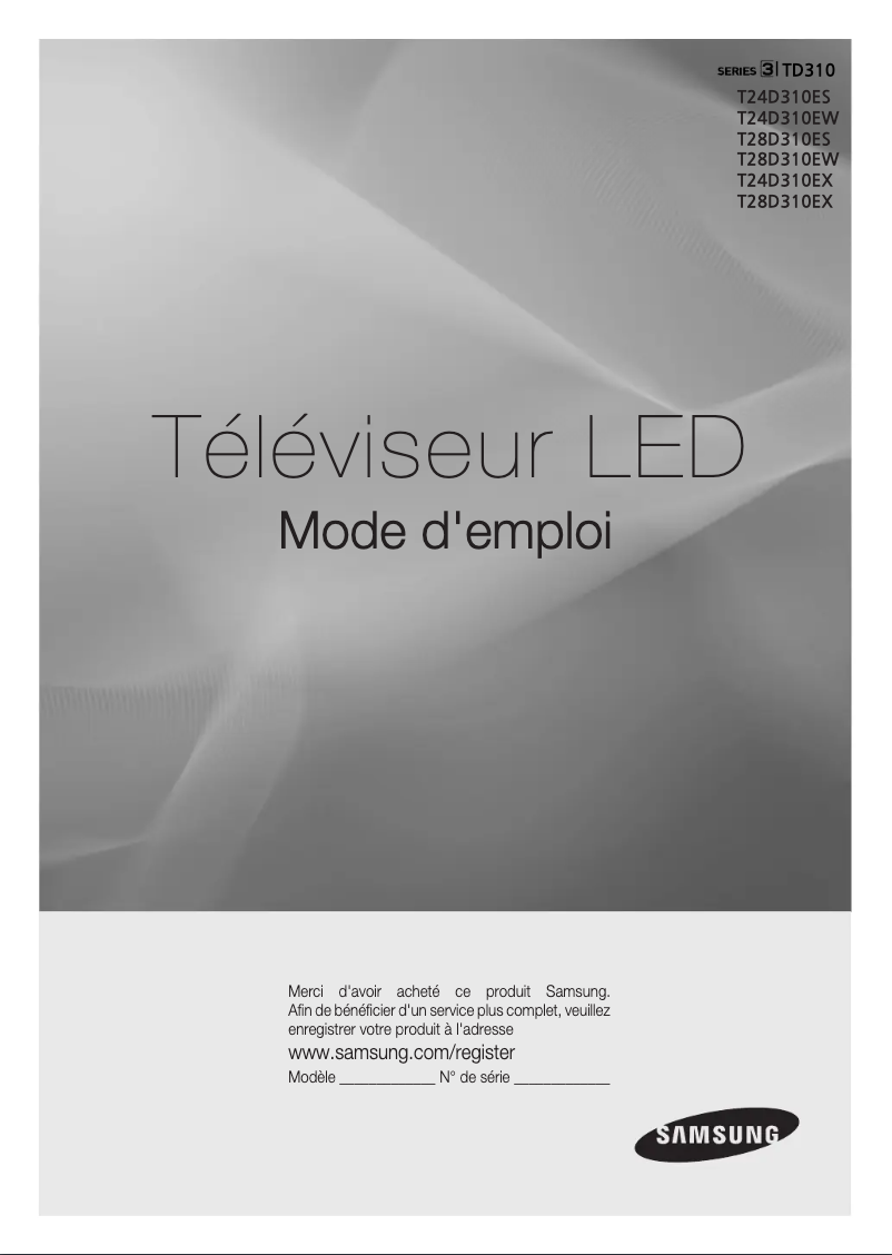 First page image of the manual for T24D310