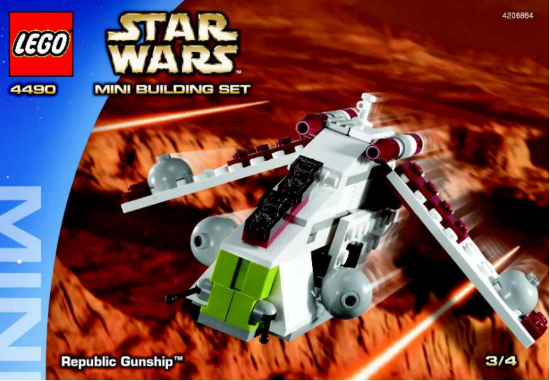 First page image of the manual for MINI Republic Gunship (TM)