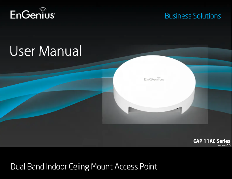 Page 1 of the manual User Manual EnGenius EnMesh EMR3000