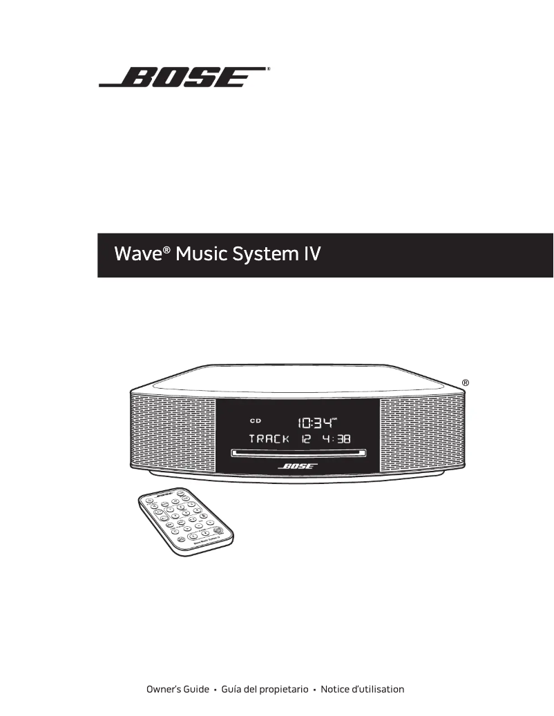 First page image of the manual for Wave Music System I
