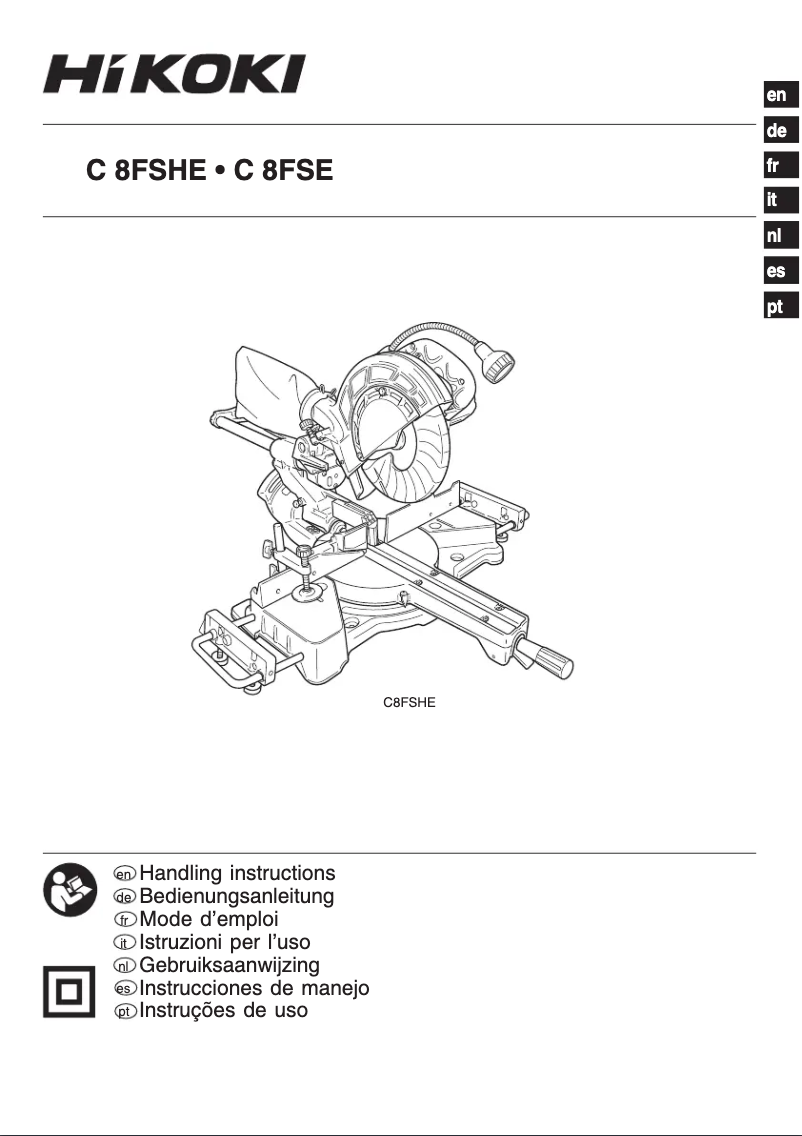 First page image of the manual for C8FSE