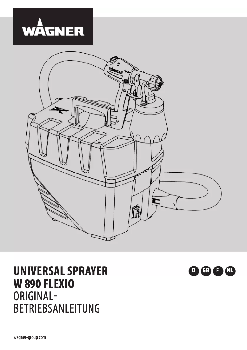 Page 1 of the manual User Manual Wagner W 890 Flexio