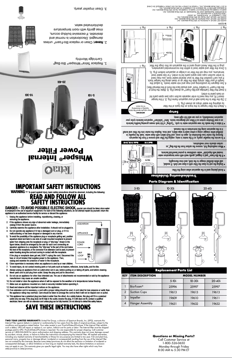 Page 1 of the manual User Manual Tetra Whisper 5-10i
