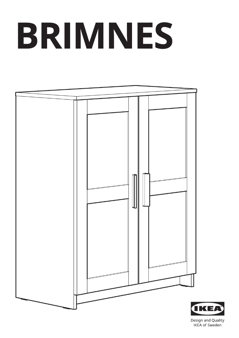 First page image of the manual for BRIMNES 003.518.61