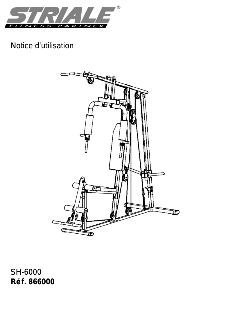 First page image of the manual for SH-6000