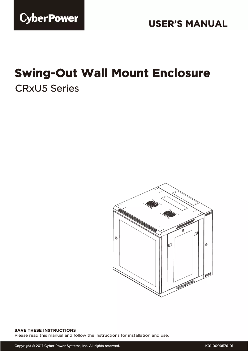 Image de la première page du manuel de l'appareil Carbon CR12U51001