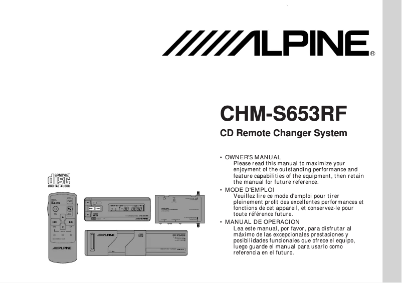 First page image of the manual for CHM-S653RF
