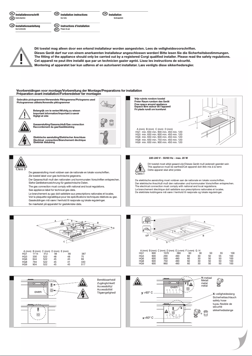 First page image of the manual for HG6471