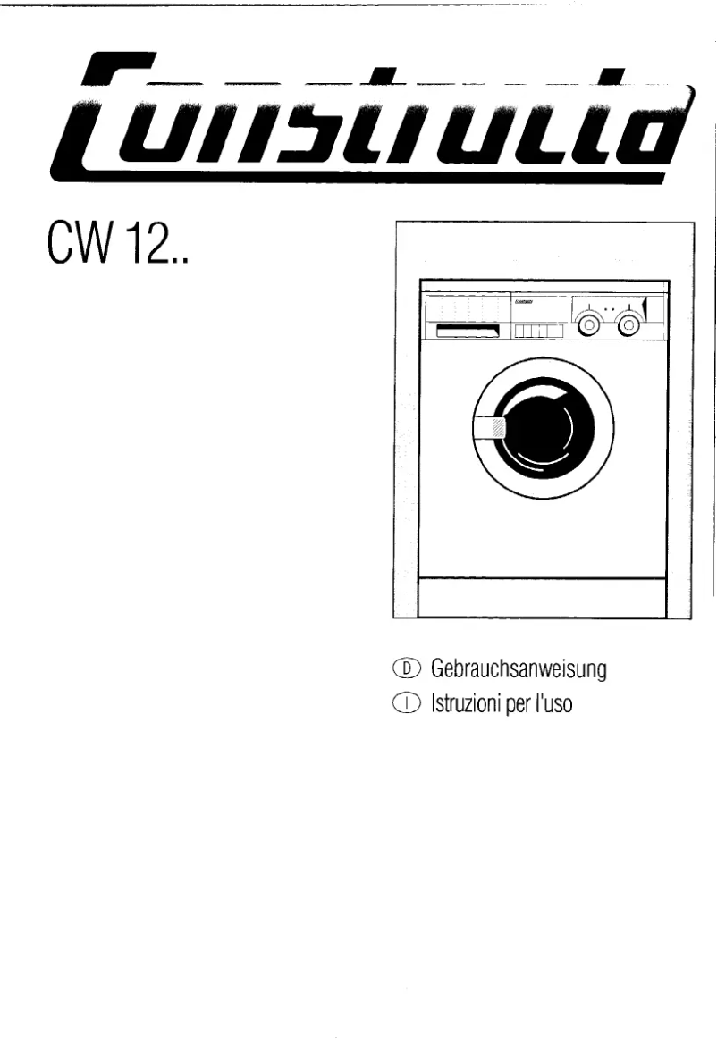 First page image of the manual for CW12030