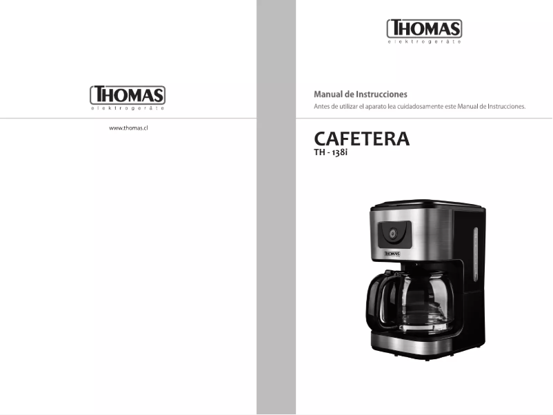 First page image of the manual for TH-138i