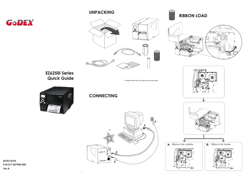 First page image of the manual for EZ6250i