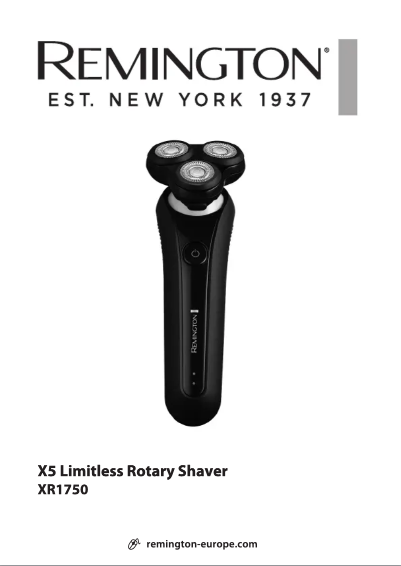 Page 1 of the manual User Manual Remington X5 Limitless XR1750