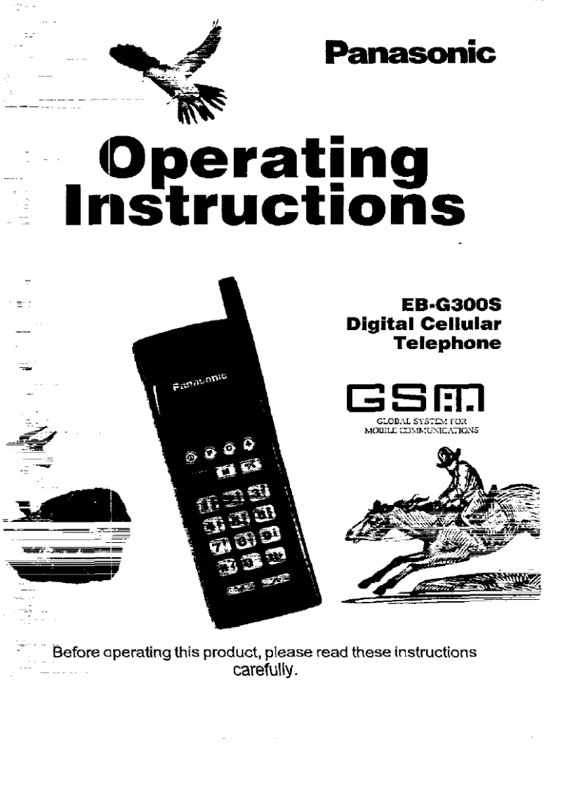 Image de la première page du manuel de l'appareil EB-G300S