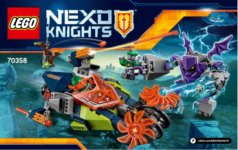 First page image of the manual for Nexo Knights 70358
