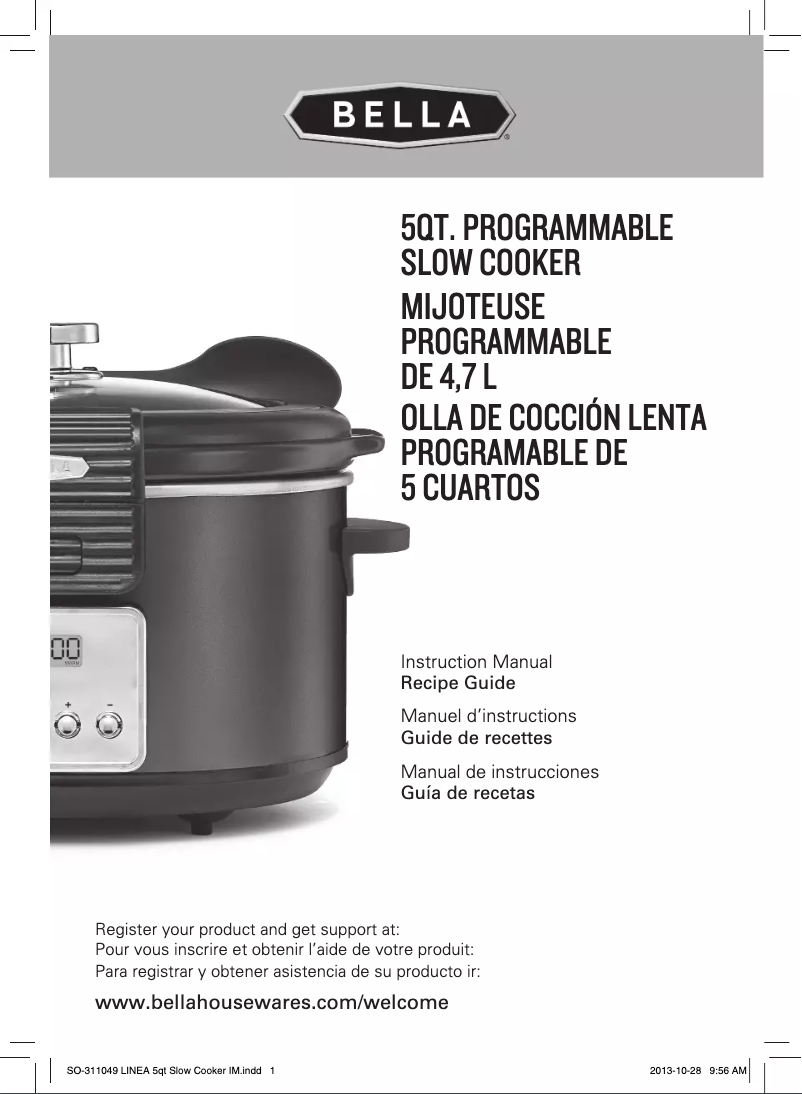 First page image of the manual for Linea Collection 14095