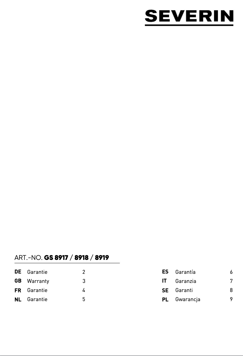 First page image of the manual for RKG 8918