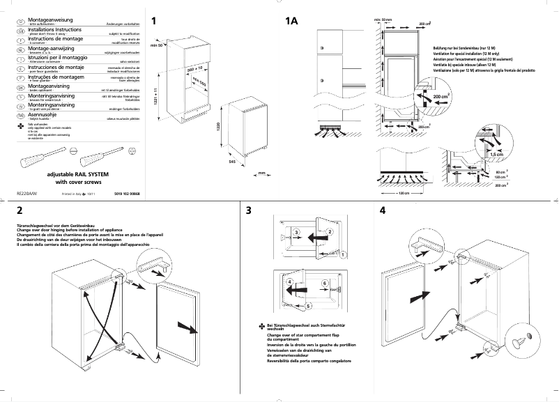 Page 1 of the manual User Manual Whirlpool ARG 732