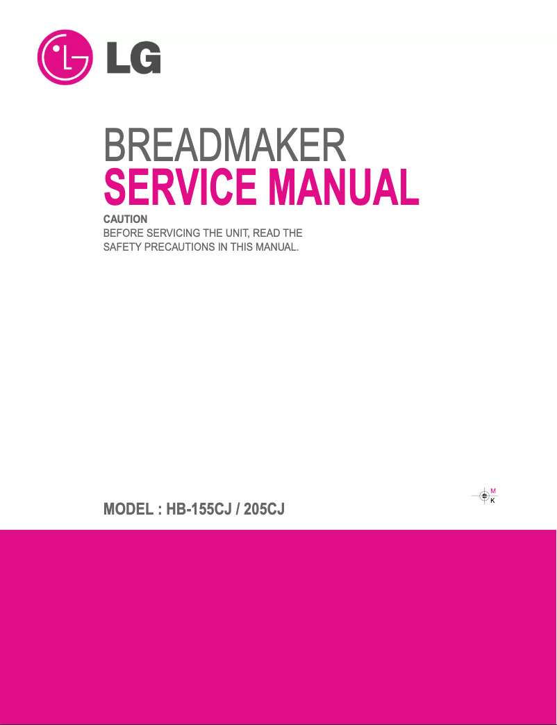 Page 1 of the manual User Manual LG HB-205CJ