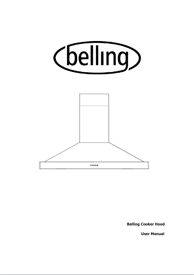 Page 1 of the manual User Manual Belling BEL 602 CHIM