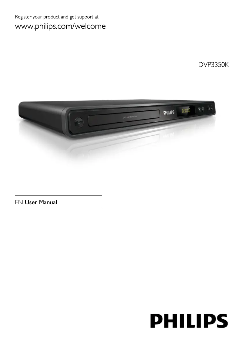 Page 1 of the manual User Manual Philips HTP3350KM