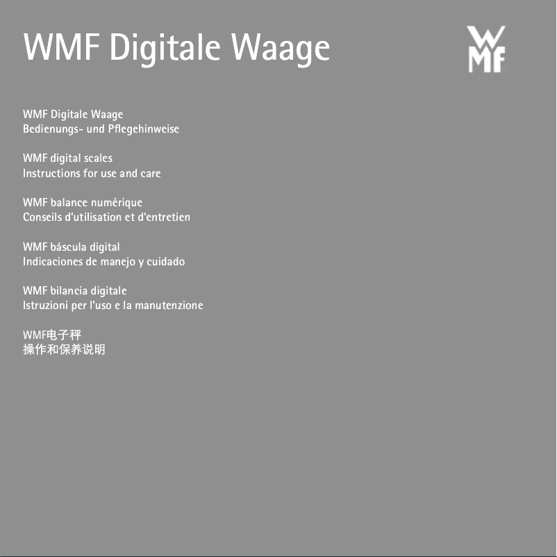 First page image of the manual for Digital