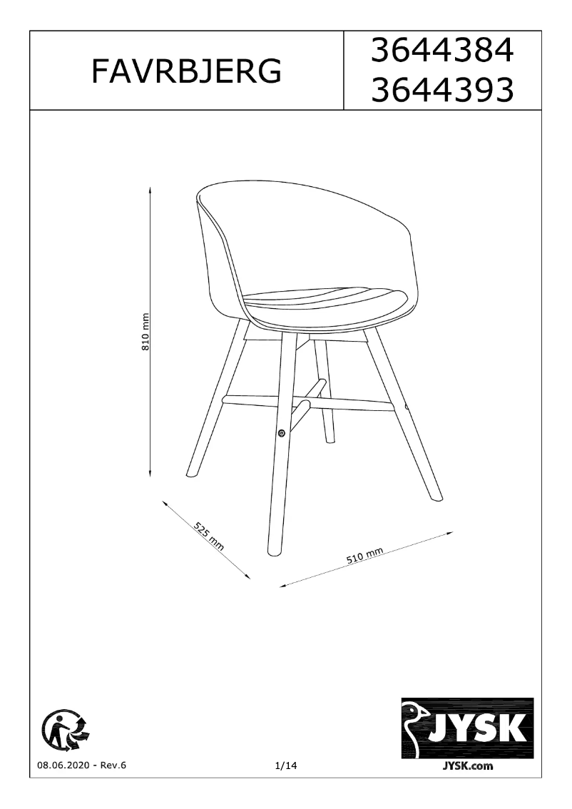 Page 1 of the manual User Manual JYSK Favrbjerg