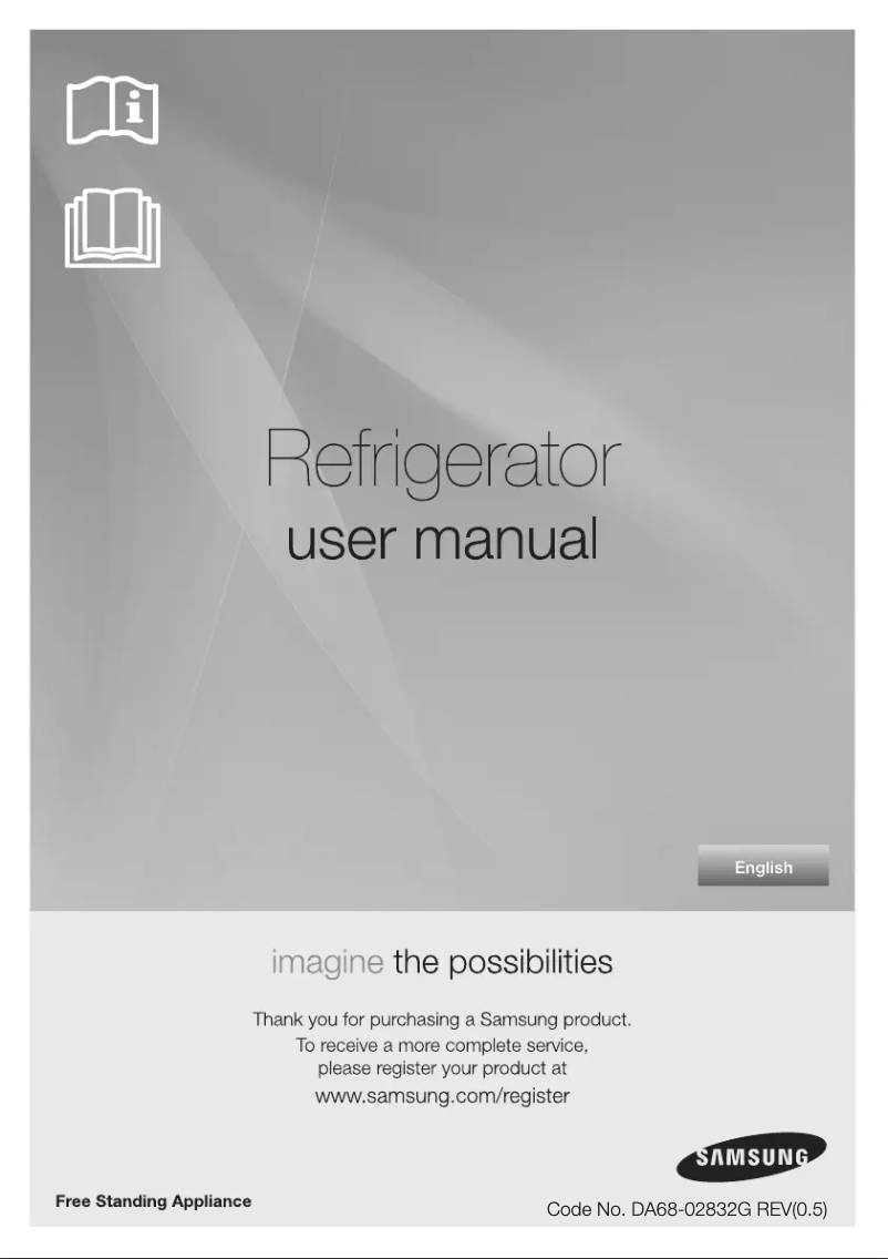 First page image of the manual for RT450KESW