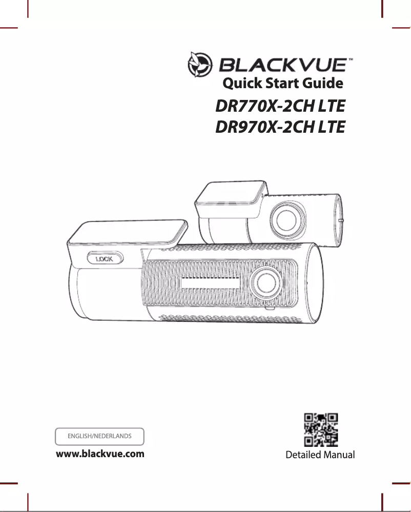 First page image of the manual for DR970X-2CH LTE
