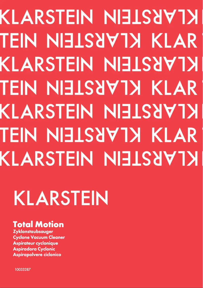 First page image of the manual for Total Motion 10033287