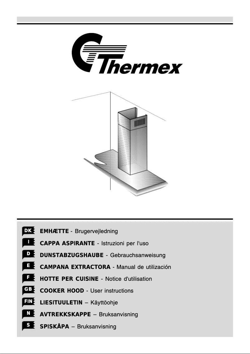Page 1 of the manual User Manual Thermex Decor 785