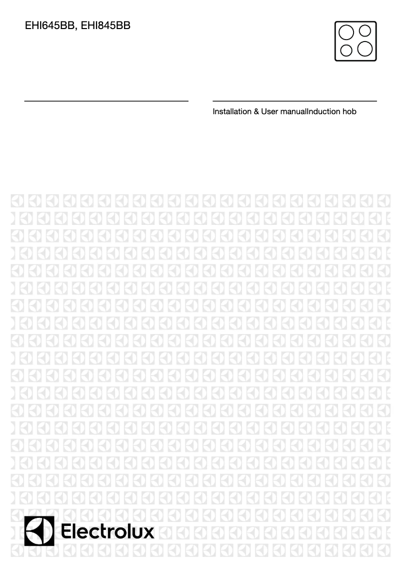 First page image of the manual for EHI645BA