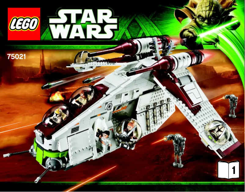Page 1 of the manual User Manual Lego Star Wars 75021