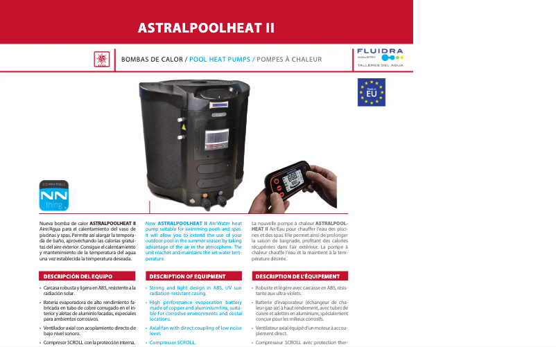 First page image of the manual for Heat II