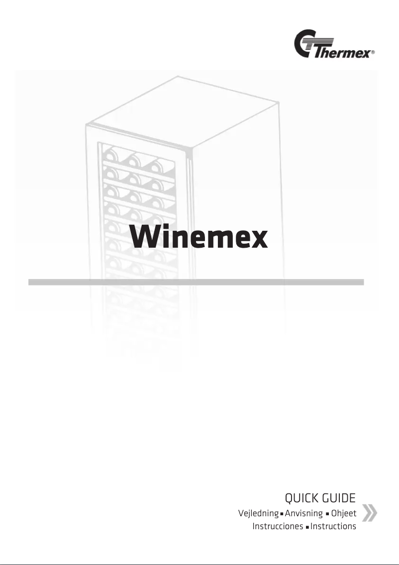 Image de la première page du manuel de l'appareil Winemex 30