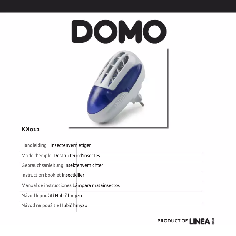 Page 1 of the manual User Manual Domo KX011